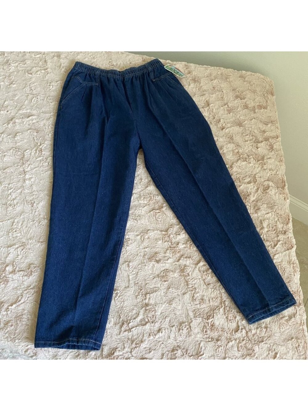 VTG Tory Island Womens 34/20W High Waist Jeans Blue 100% Cotton USA Made